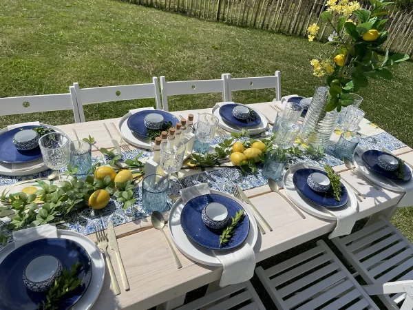Table setting Lemon Blue - Afbeelding 2