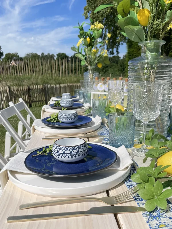 Table setting Lemon Blue - Afbeelding 3