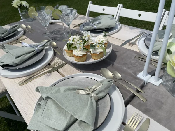 Table setting Olive Green - Afbeelding 2