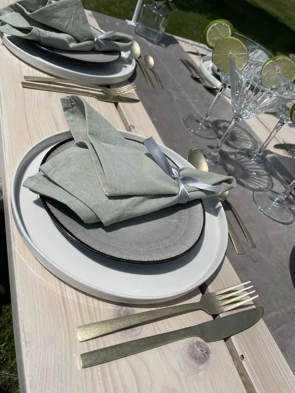 Table setting Olive Green - Afbeelding 3