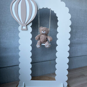 Backdrop met teddybeer & luchtballon