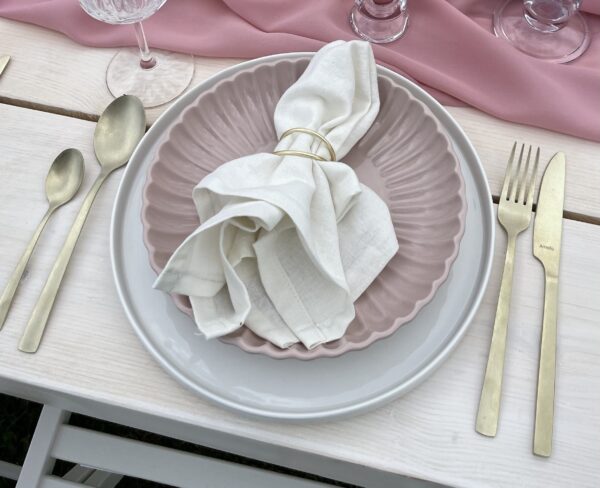 Table setting Silky Pink